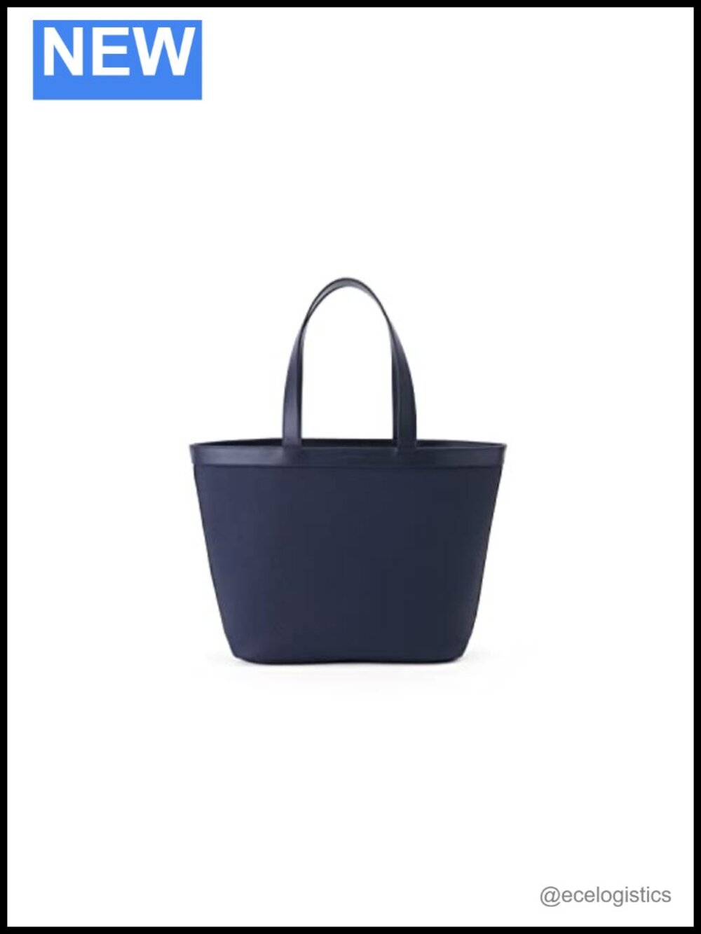 Full-Grain Shrunken Calf Leather Tote Shoulder Handbag Minimalist Luxury